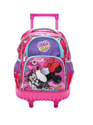 Mochila Con Ruedas Minnie Colección H Bts25