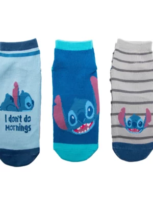 Medias Antideslizante Stitch Tripack